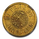 1889 Argentina Gold Gramo MS-62 NGC