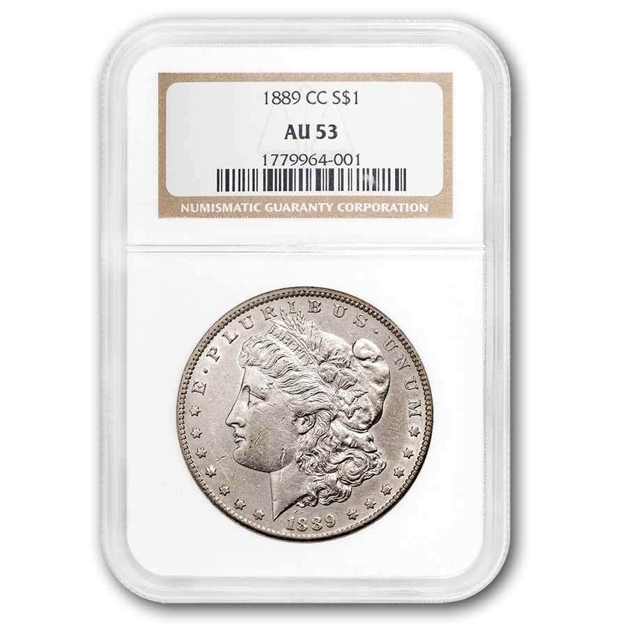 1889-CC Morgan Dollar AU-53 NGC