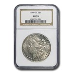 1889-CC Morgan Dollar AU-55 NGC