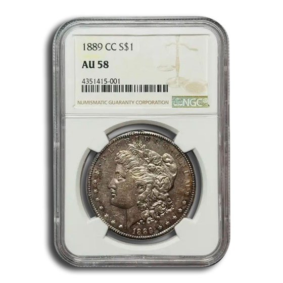 1889-CC Morgan Dollar AU-58 NGC