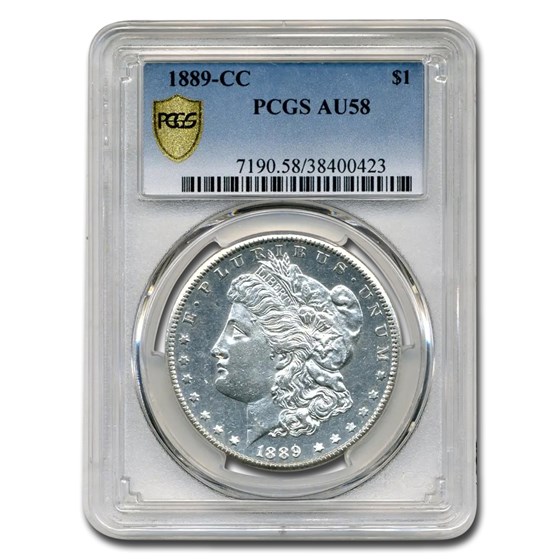 1889-CC Morgan Dollar AU-58 PCGS 1889-CC Morgan Dollar AU-58 PCGS