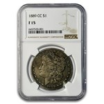 1889-CC Morgan Dollar Fine-15 NGC