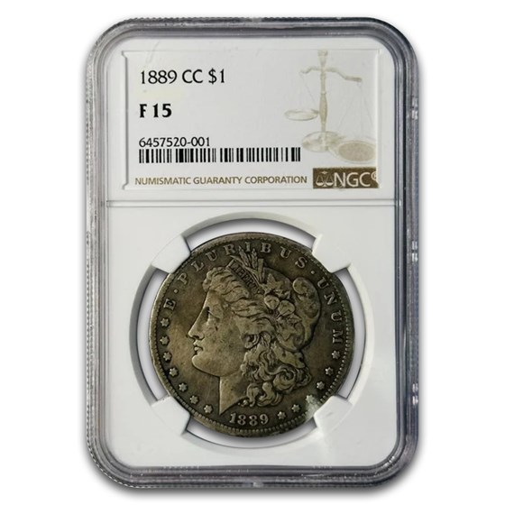 1889-CC Morgan Dollar Fine-15 NGC