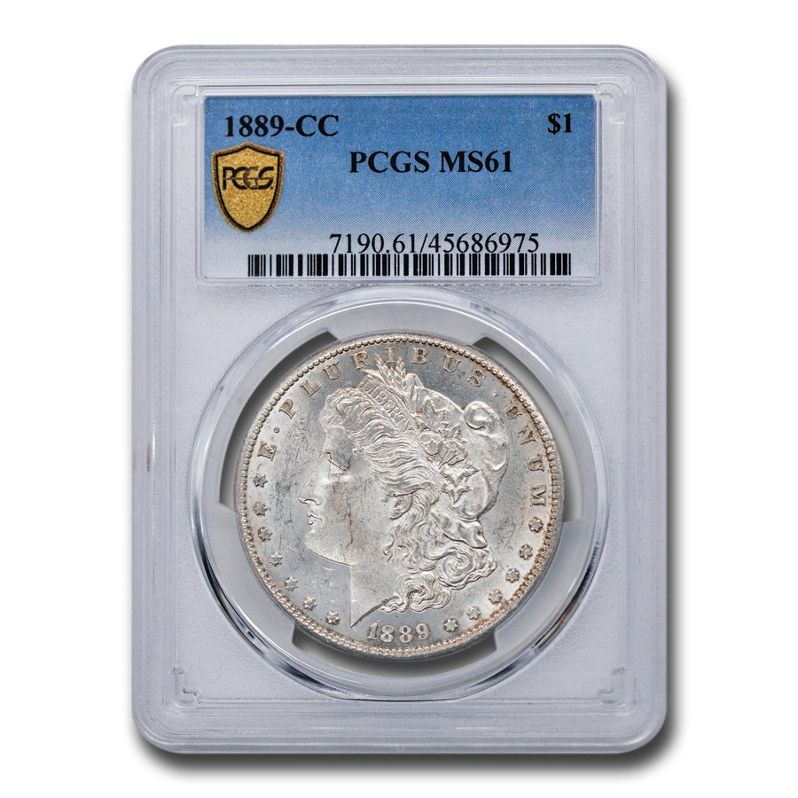 1889-CC Morgan Dollar MS-61 PCGS