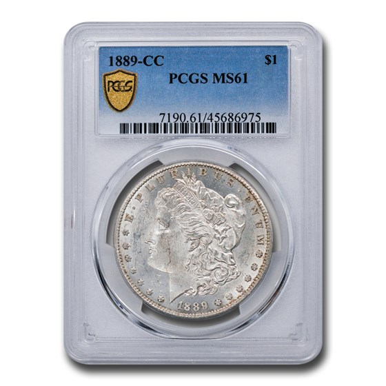 1889-CC Morgan Dollar MS-61 PCGS 1889-CC Morgan Dollar MS-61 PCGS
