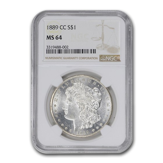 1889-CC Morgan Dollar MS-64 NGC