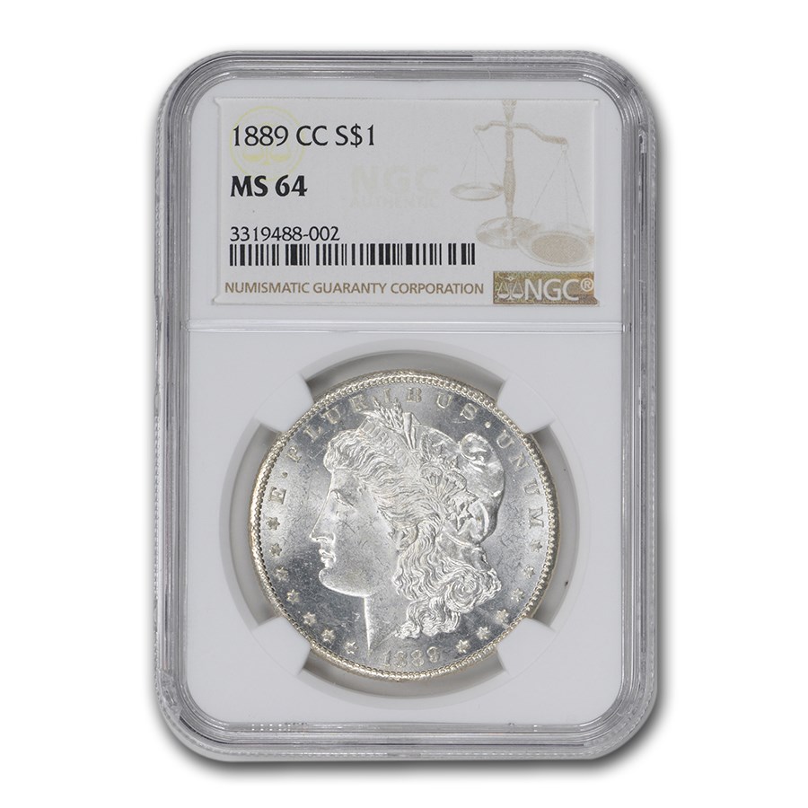 1889-CC Morgan Dollar MS-64 NGC