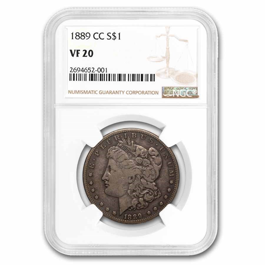 1889-CC Morgan Dollar VF-20 NGC
