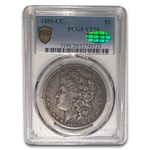 1889-CC Morgan Dollar VF-20 PCGS CAC