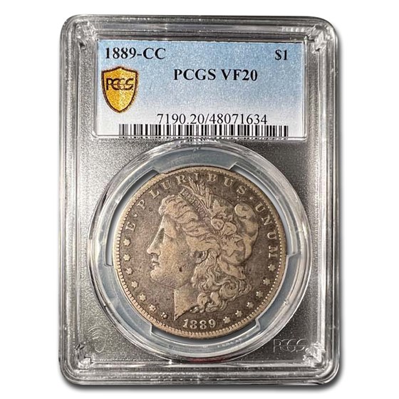 1889-CC Morgan Dollar VF-20 PCGS 1889-CC Morgan Dollar VF-20 PCGS