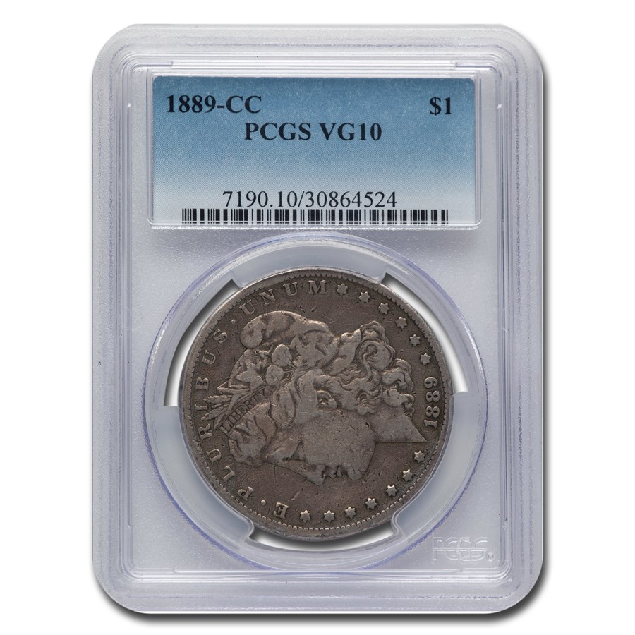 1889-CC Morgan Dollar VG-10 PCGS