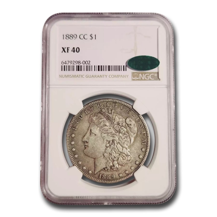 Buy 1889 cc morgan dollar xf 40 ngc cac apmex