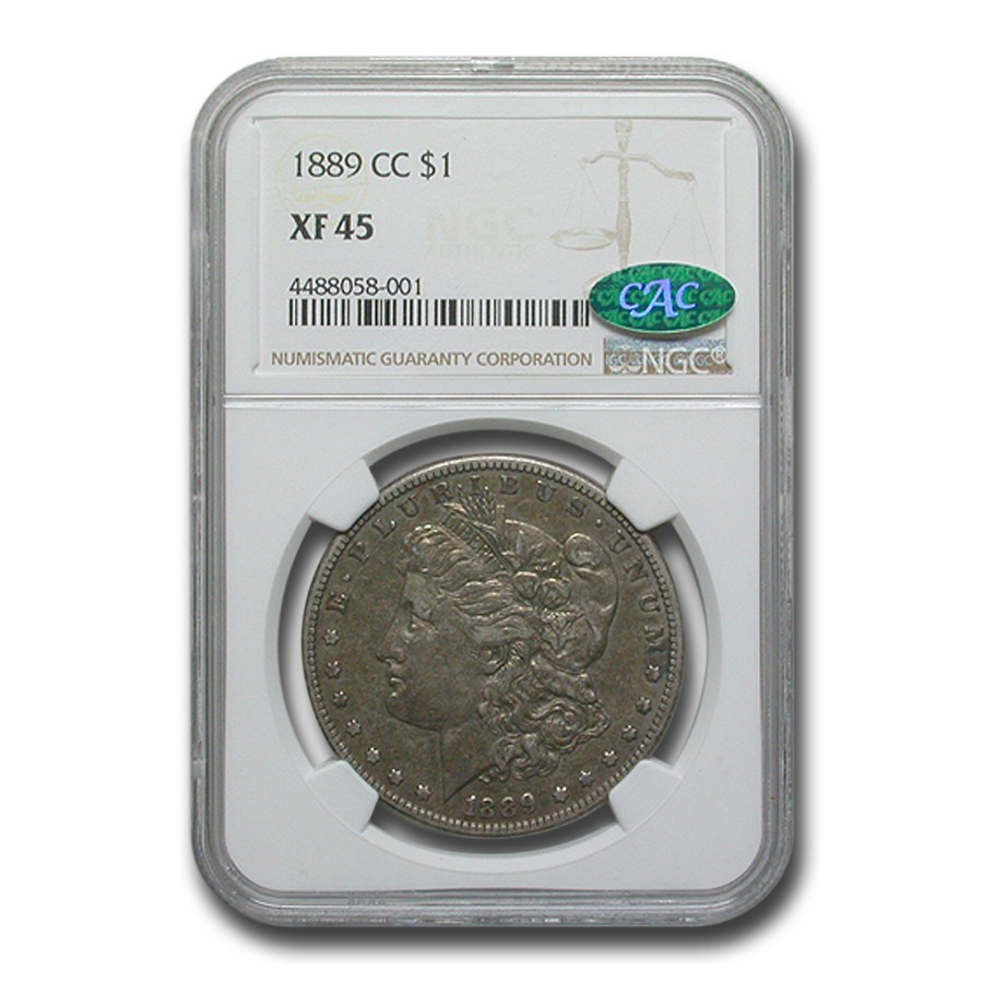 Buy 1889 cc morgan dollar xf 45 ngc cac apmex