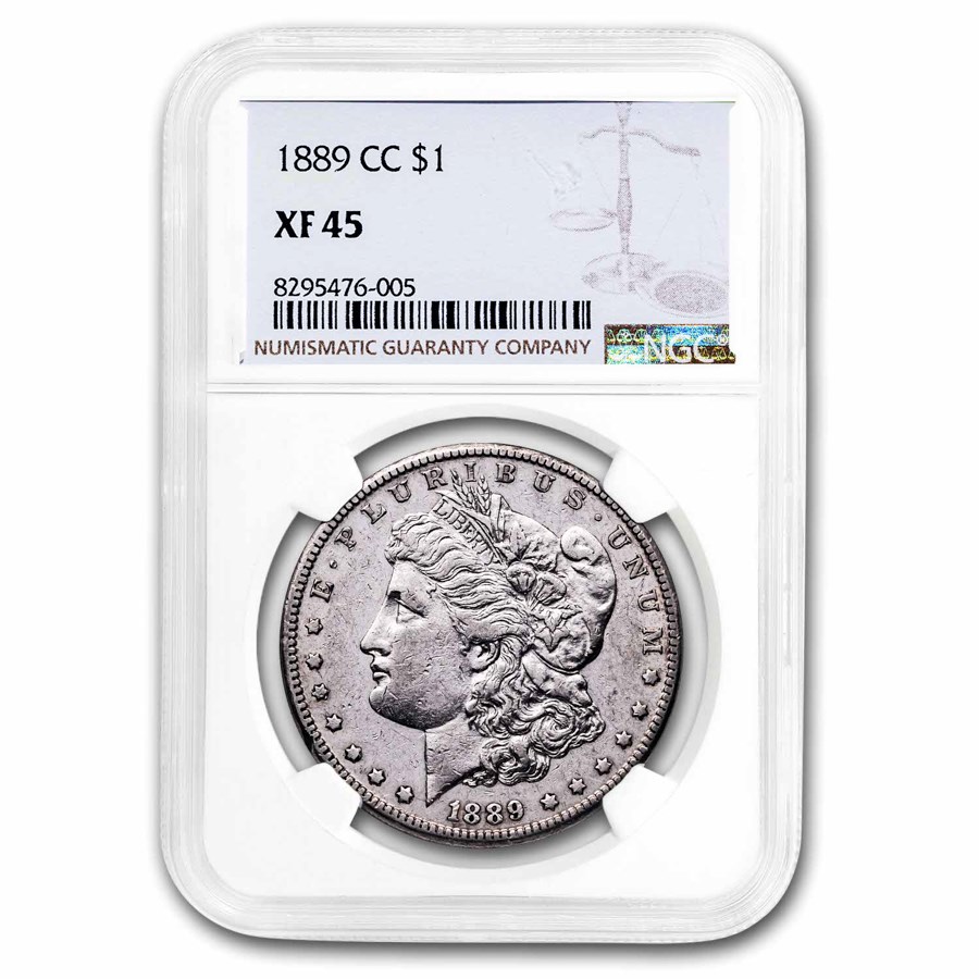 1889-CC Morgan Dollar XF-45 NGC
