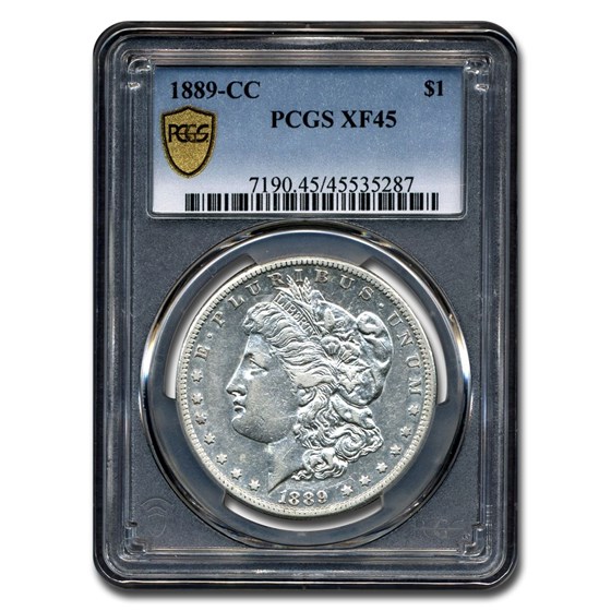 1889-CC Morgan Dollar XF-45 PCGS 1889-CC Morgan Dollar XF-45 PCGS