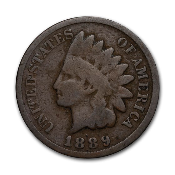 1889 Indian Head Cent Good+ 1889 Indian Head Cent Good+