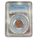 1889 Indian Head Cent MS-64 PCGS (Red/Brown)