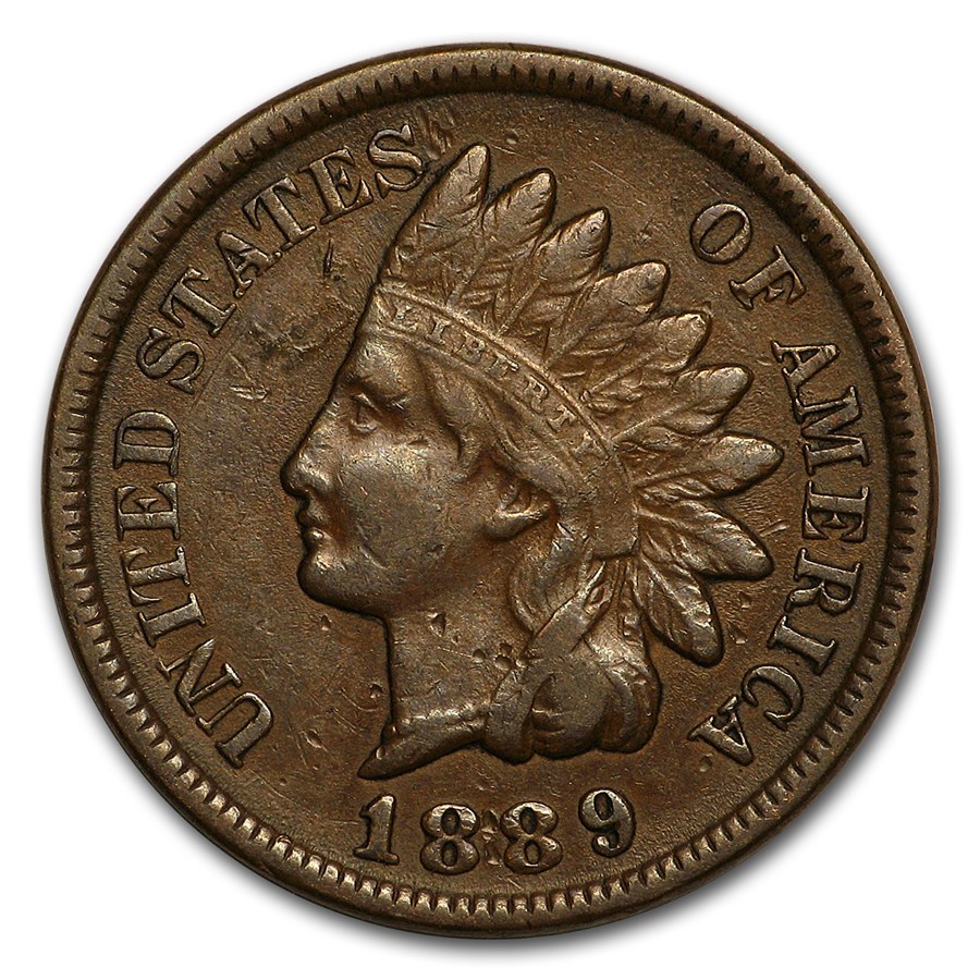 1889 Indian Head Cent XF