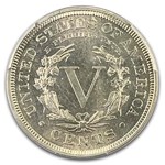 1889 Liberty Head V Nickel PR-66+ PCGS CAC