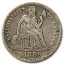 1889 Liberty Seated Dime Fine