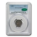 1889 Liberty Seated Dime PR-65 PCGS CAC