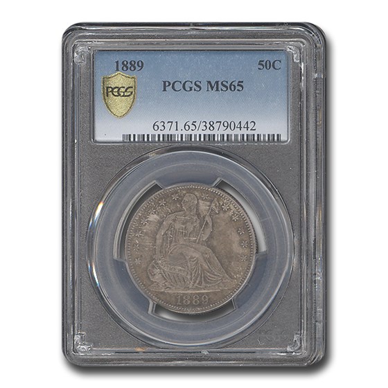 1889 Liberty Seated Half Dollar MS-65 PCGS 1889 Liberty Seated Half Dollar MS-65 PCGS