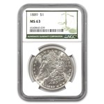 1889 Morgan Dollar MS-63 NGC (Green Label)