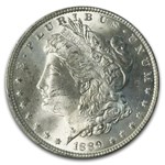 1889 Morgan Dollar MS-63 PCGS (VAM 19A Bar Wing Top 100)