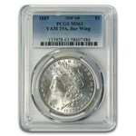 1889 Morgan Dollar MS-63 PCGS (VAM 19A Bar Wing Top 100)