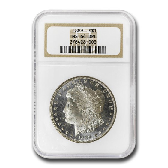 1889 Morgan Dollar MS-64 DPL NGC 1889 Morgan Dollar MS-64 DPL NGC