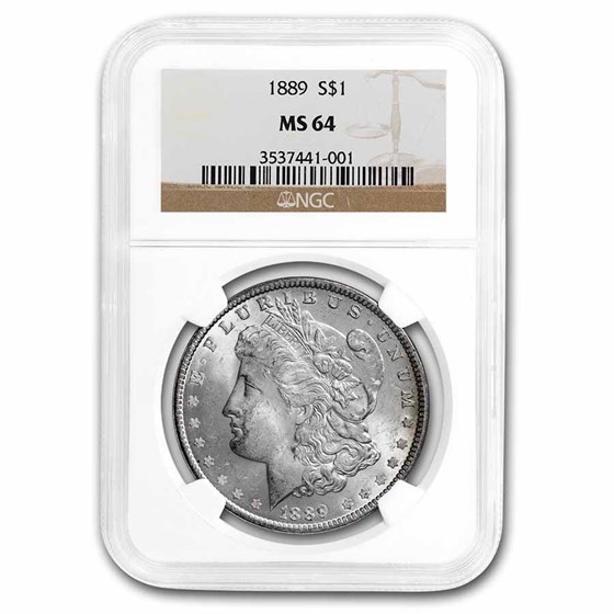 1889 Morgan Dollar MS-64 NGC