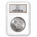 1889 Morgan Dollar MS-65 NGC