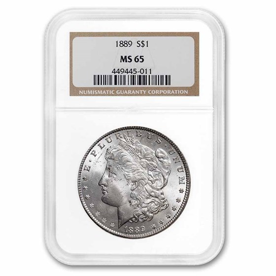 1889 Morgan Dollar MS-65 NGC 1889 Morgan Dollar MS-65 NGC