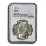 1889 Morgan Dollar MS-65 NGC