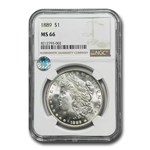 1889 Morgan Dollar MS-66 NGC