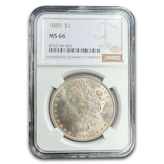1889 Morgan Dollar MS-66 NGC