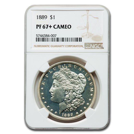 1889 Morgan Dollar PF-67+ UCAM NGC 1889 Morgan Dollar PF-67+ UCAM NGC