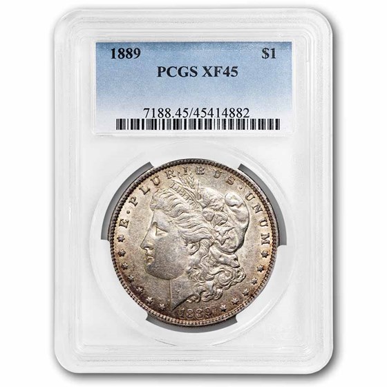 1889 Morgan Dollar XF-45 PCGS