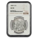 1889-O Morgan Dollar AU-50 NGC