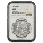 1889-O Morgan Dollar AU-50 NGC