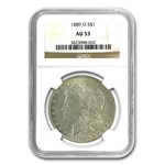 1889-O Morgan Dollar AU-53 NGC