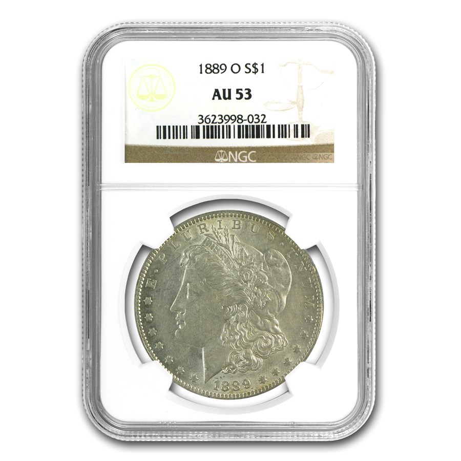 1889-O Morgan Dollar AU-53 NGC