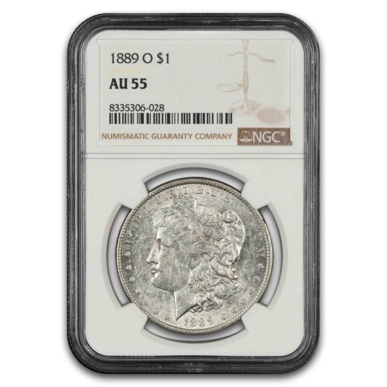 1889-O Morgan Dollar AU-55 NGC