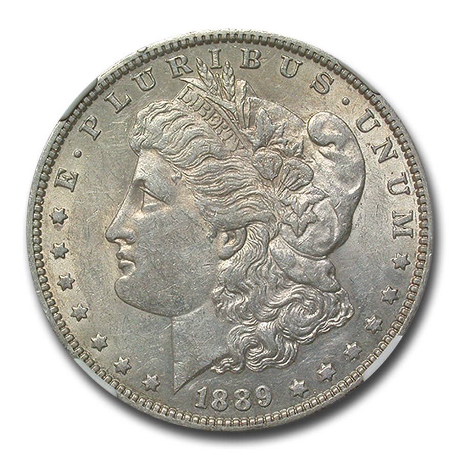 1889-O Morgan Dollar AU-58 NGC