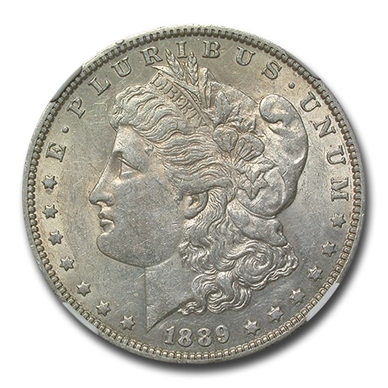 1889-O Morgan Dollar AU-58 NGC 1889-O Morgan Dollar AU-58 NGC