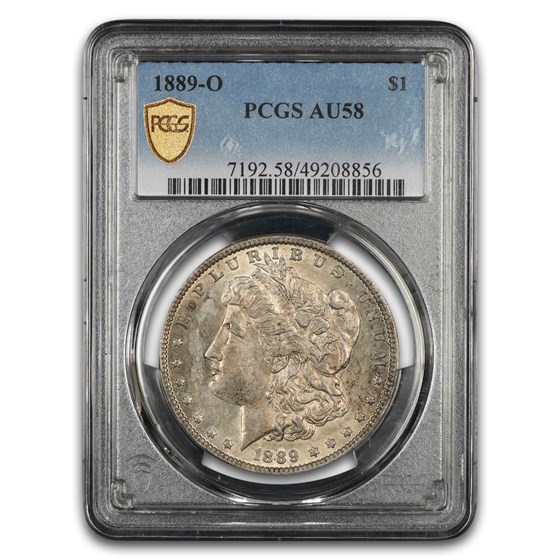 1889-O Morgan Dollar AU-58 PCGS (Toned)