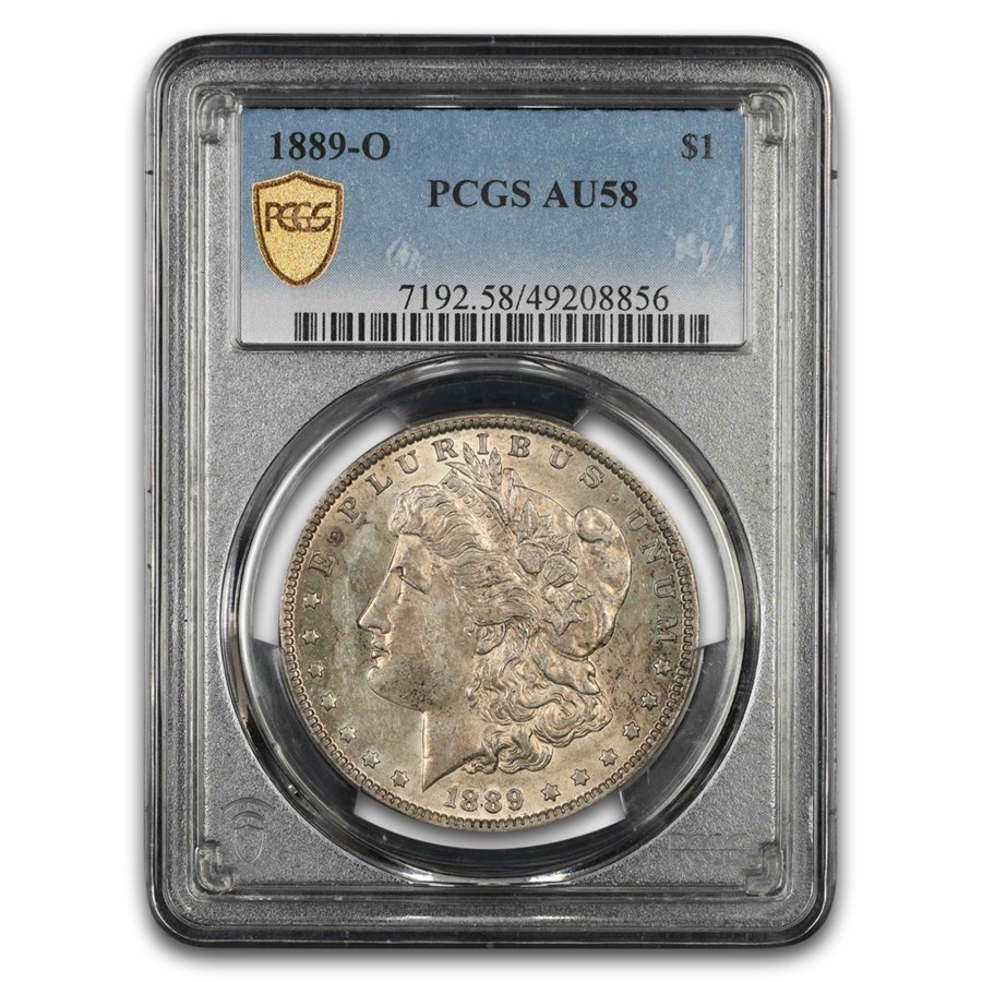 1889-O Morgan Dollar AU-58 PCGS (Toned)