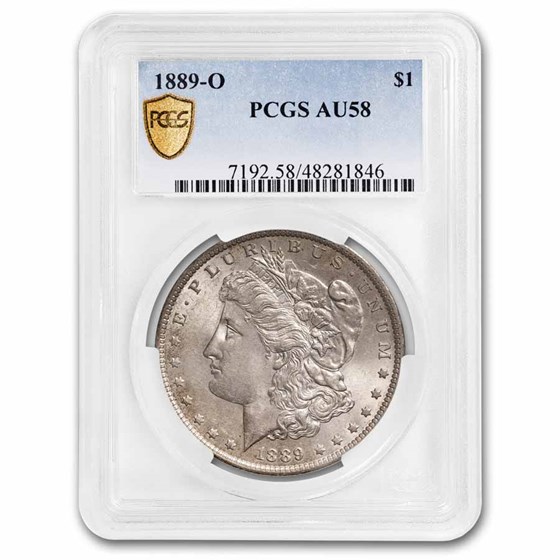 1889-O Morgan Dollar AU-58 PCGS 1889-O Morgan Dollar AU-58 PCGS
