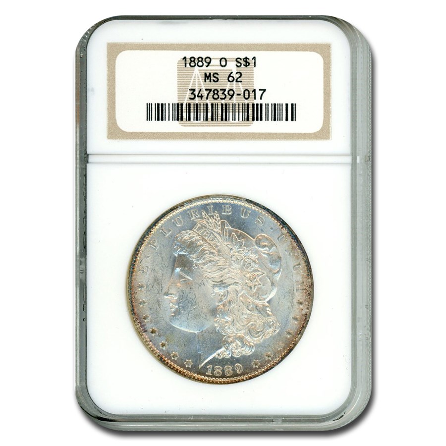 1889-O Morgan Dollar MS-62 NGC