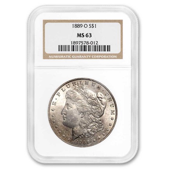 1889-O Morgan Dollar MS-63 NGC 1889-O Morgan Dollar MS-63 NGC